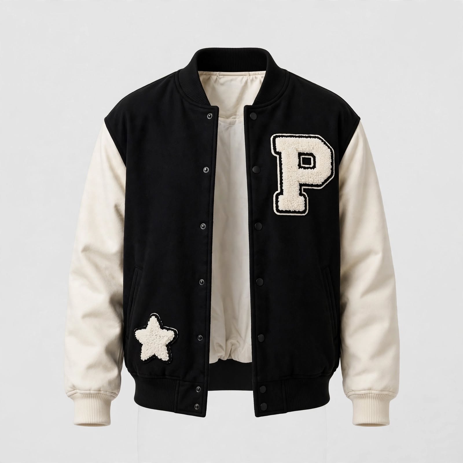Custom Button-Up Varsity Jacket